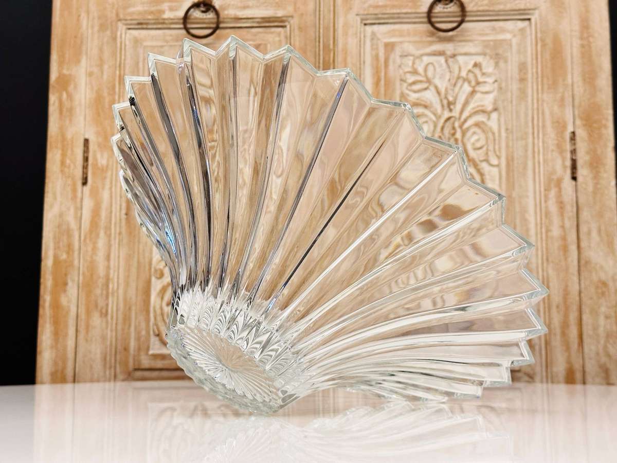 Large Bohemia Lead Crystal Signature Statement Piece