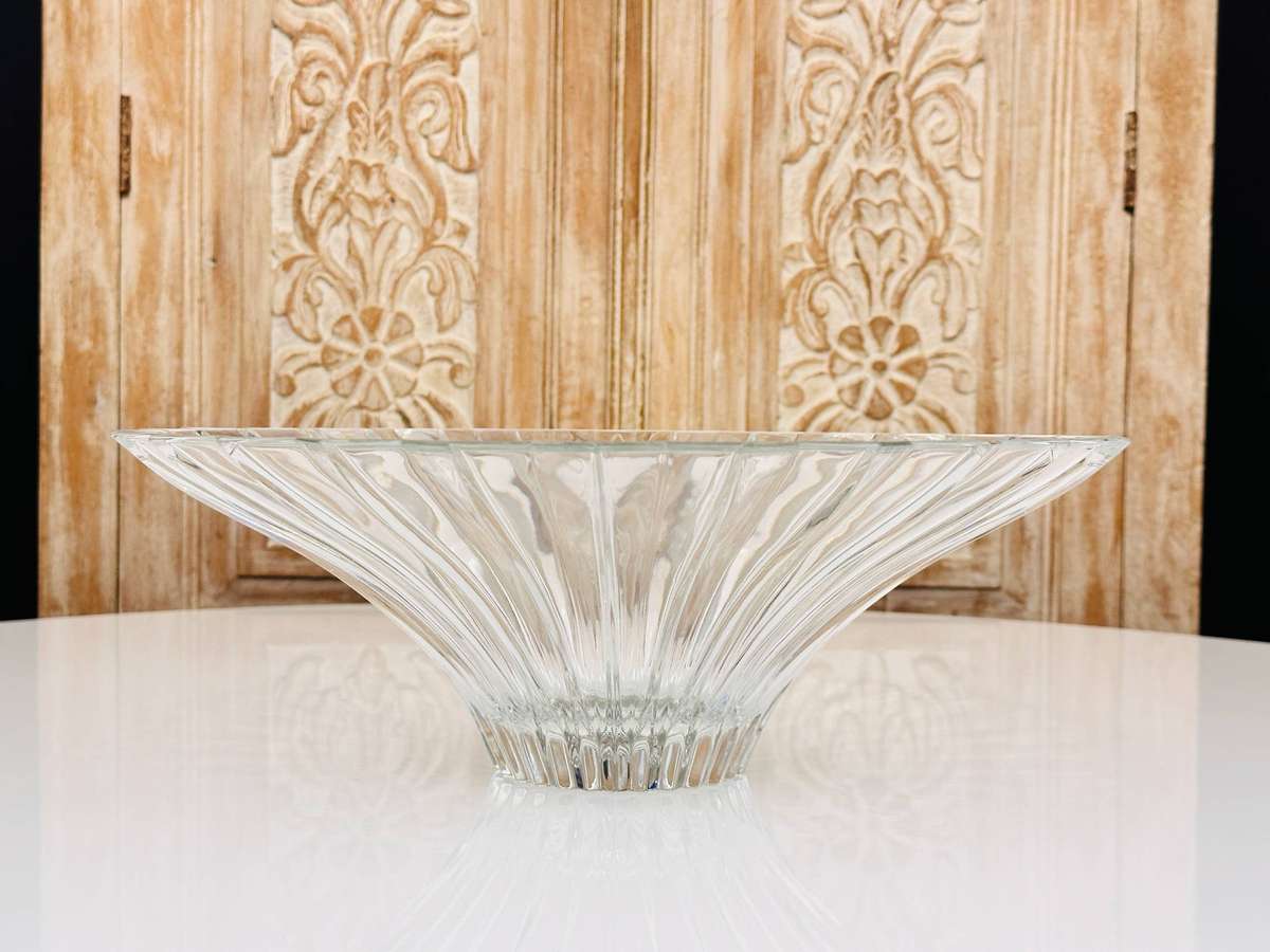 Large Bohemia Lead Crystal Signature Statement Piece