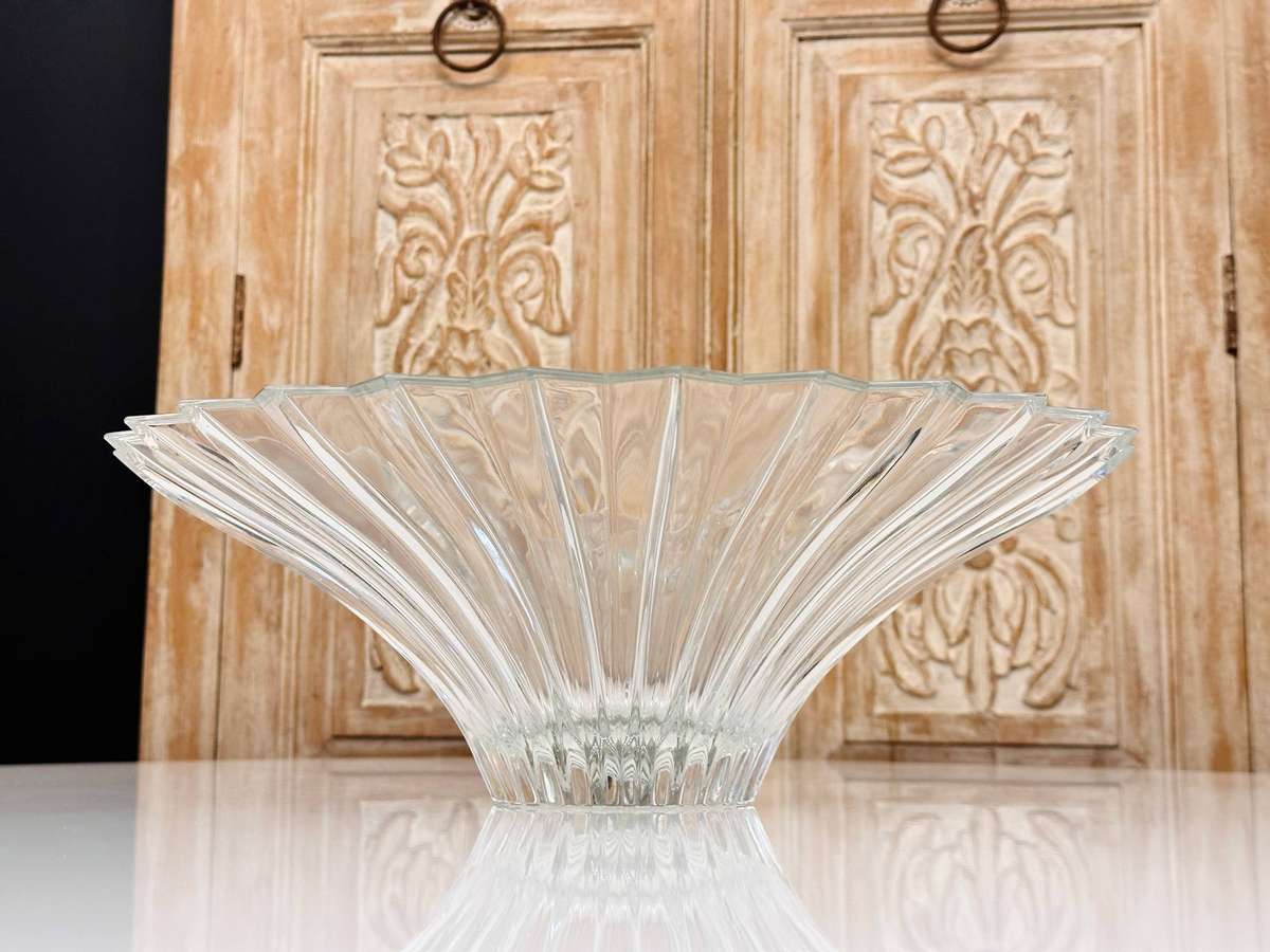 Large Bohemia Lead Crystal Signature Statement Piece