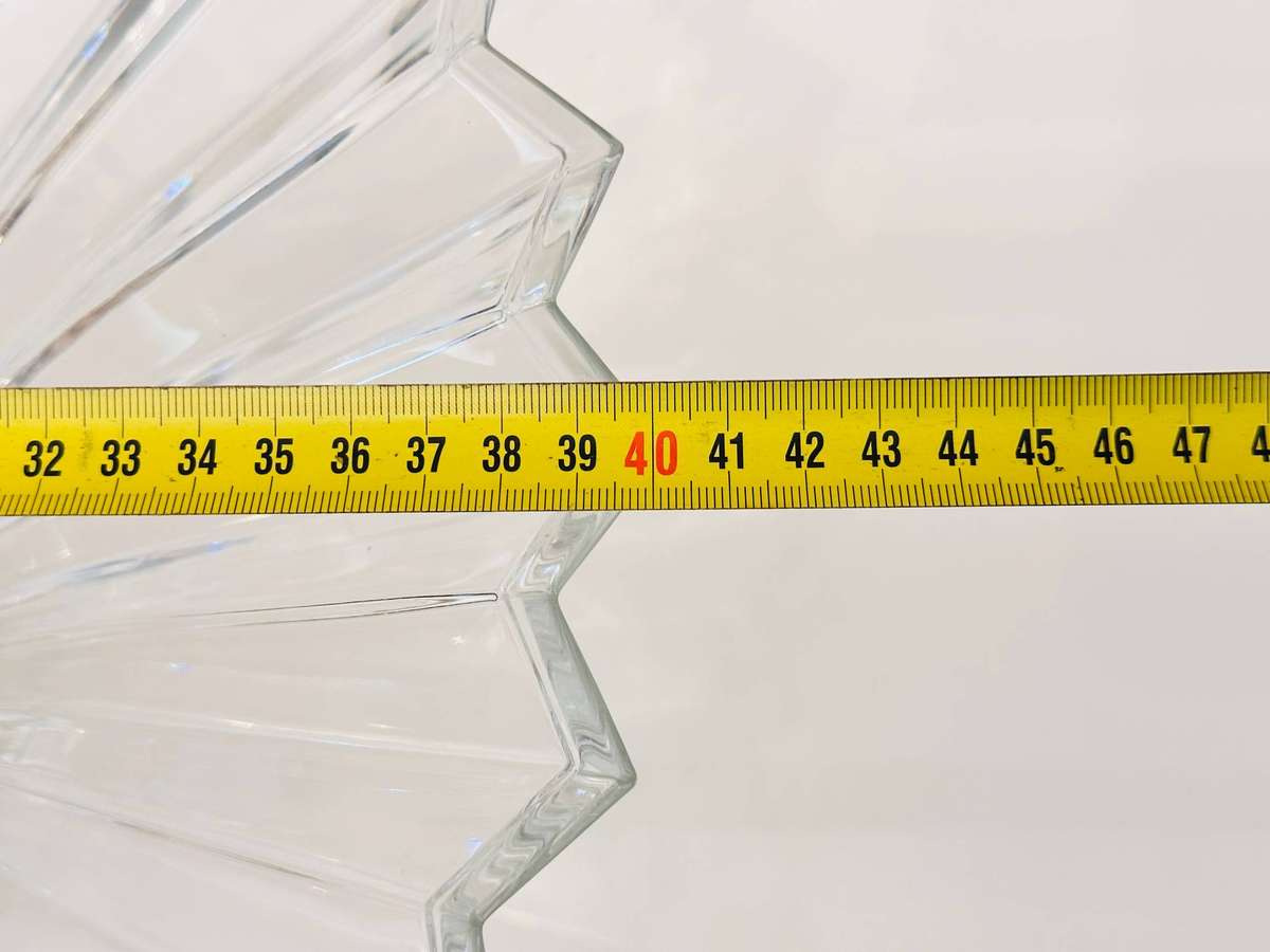 Large Bohemia Lead Crystal Signature Statement Piece