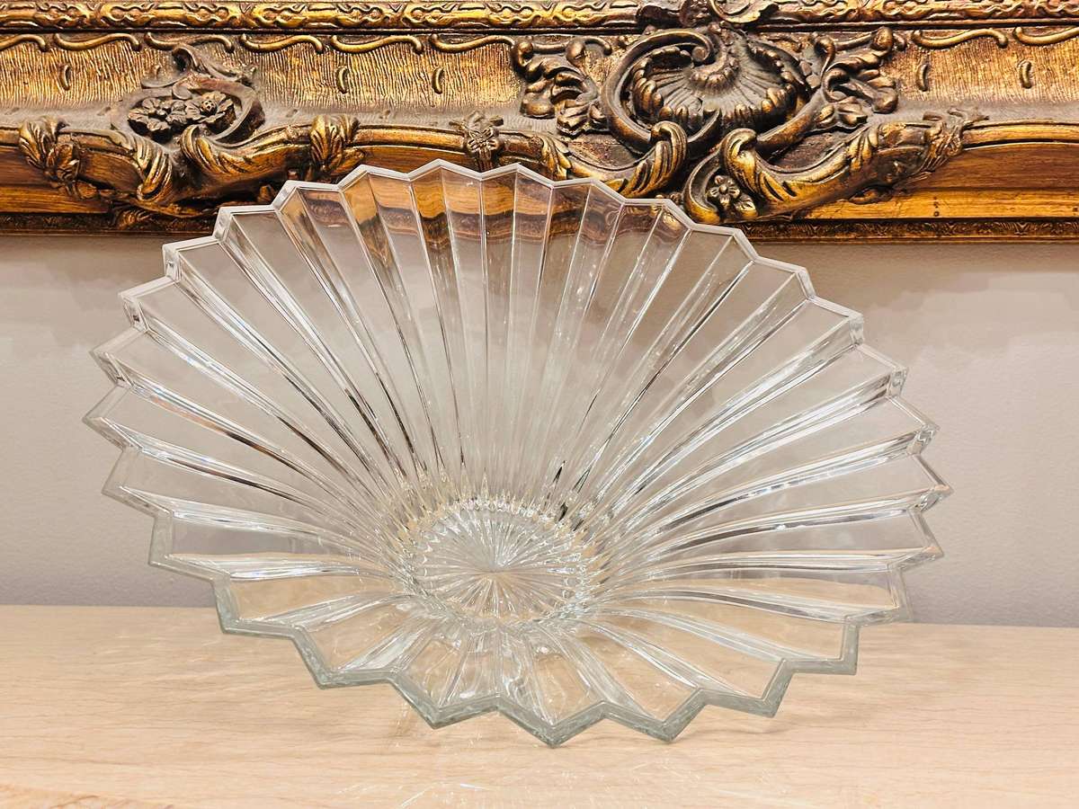 Large Bohemia Lead Crystal Signature Statement Piece