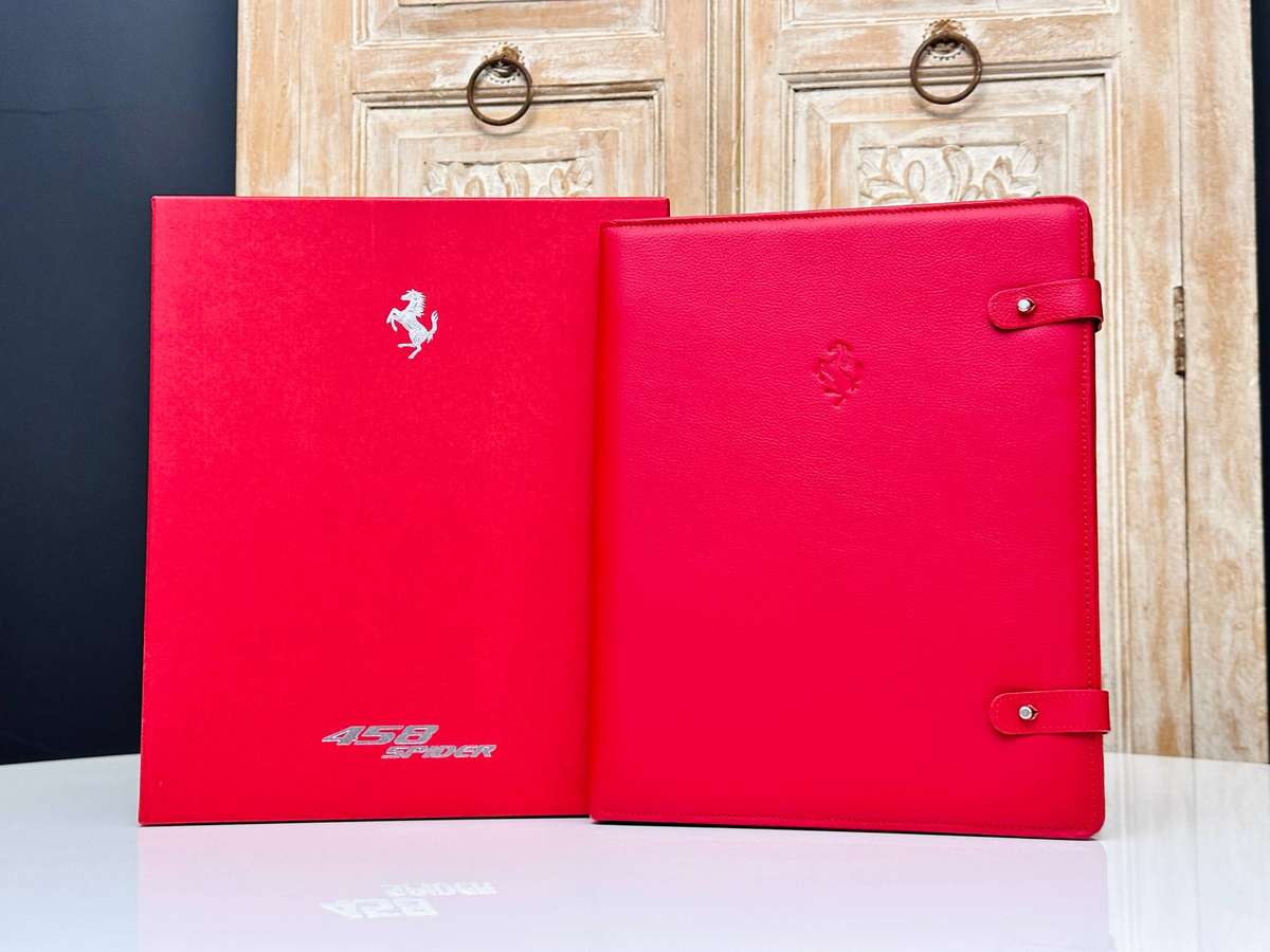 Ferrari A4 Poltrona Frau Leather Folder with Original Box