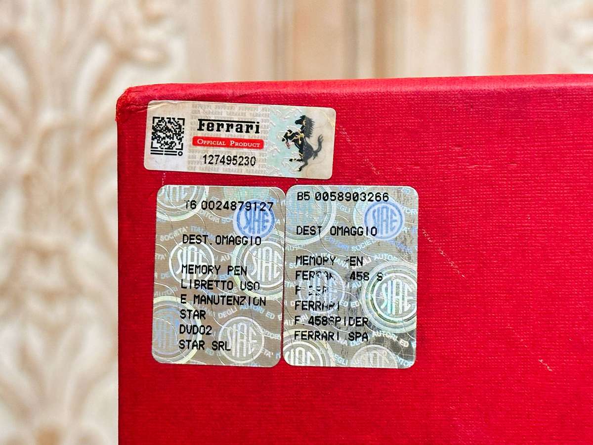 Ferrari A4 Poltrona Frau Leather Folder with Original Box