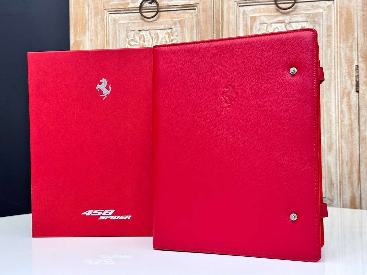 Ferrari A4 Poltrona Frau Leather Folder with Original Box