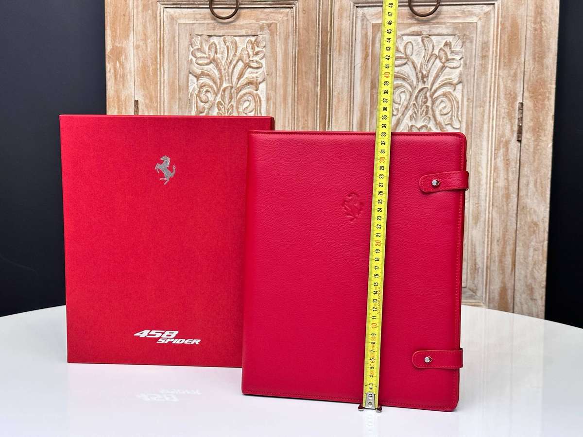 Ferrari A4 Poltrona Frau Leather Folder with Original Box