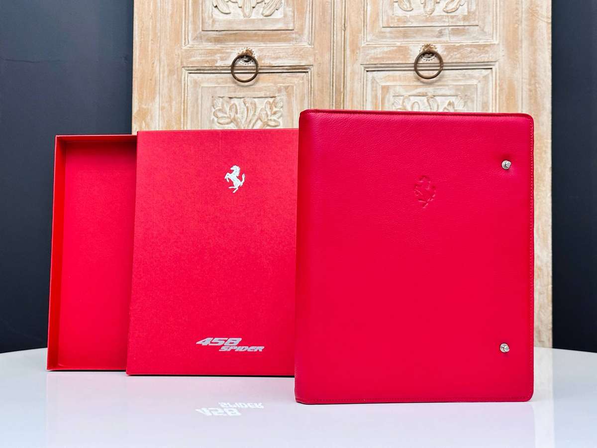Ferrari A4 Poltrona Frau Leather Folder with Original Box