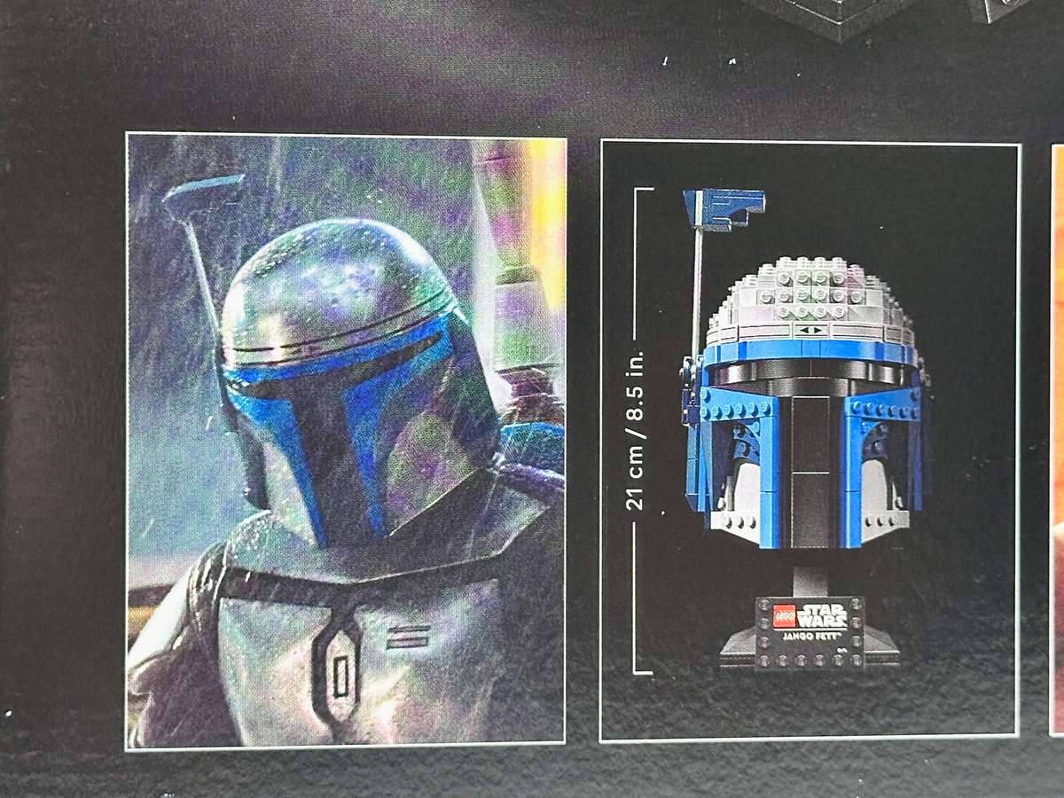 Lego Iconic Star Wars Jango Fett Helmet Collectors Set with Original box