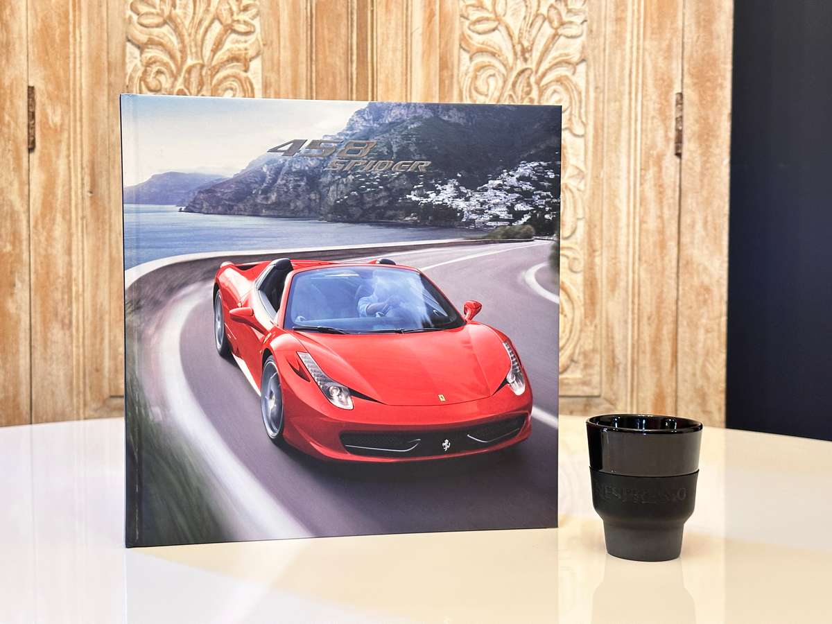Official FERRARI 458 Spider Collectable book - Sealed