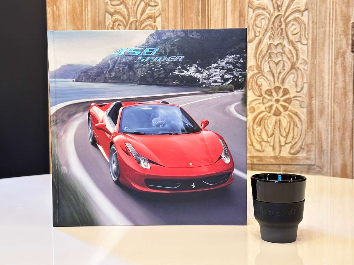 Official FERRARI 458 Spider Collectable book - Sealed