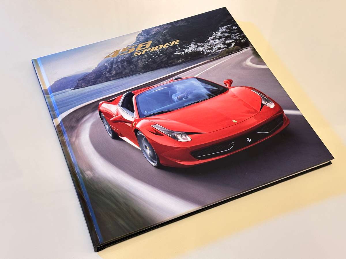 Official FERRARI 458 Spider Collectable book - Sealed