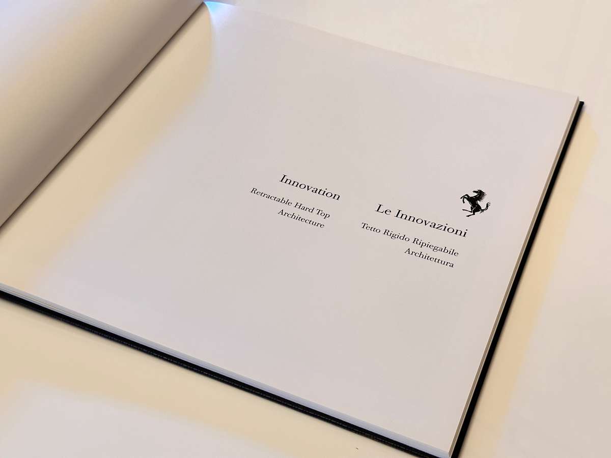 Official FERRARI 458 Spider Collectable book - Sealed