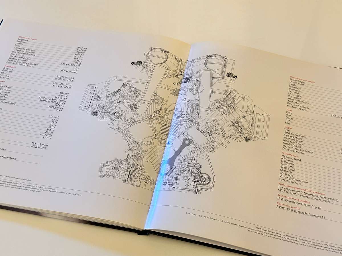 Official FERRARI 458 Spider Collectable book - Sealed