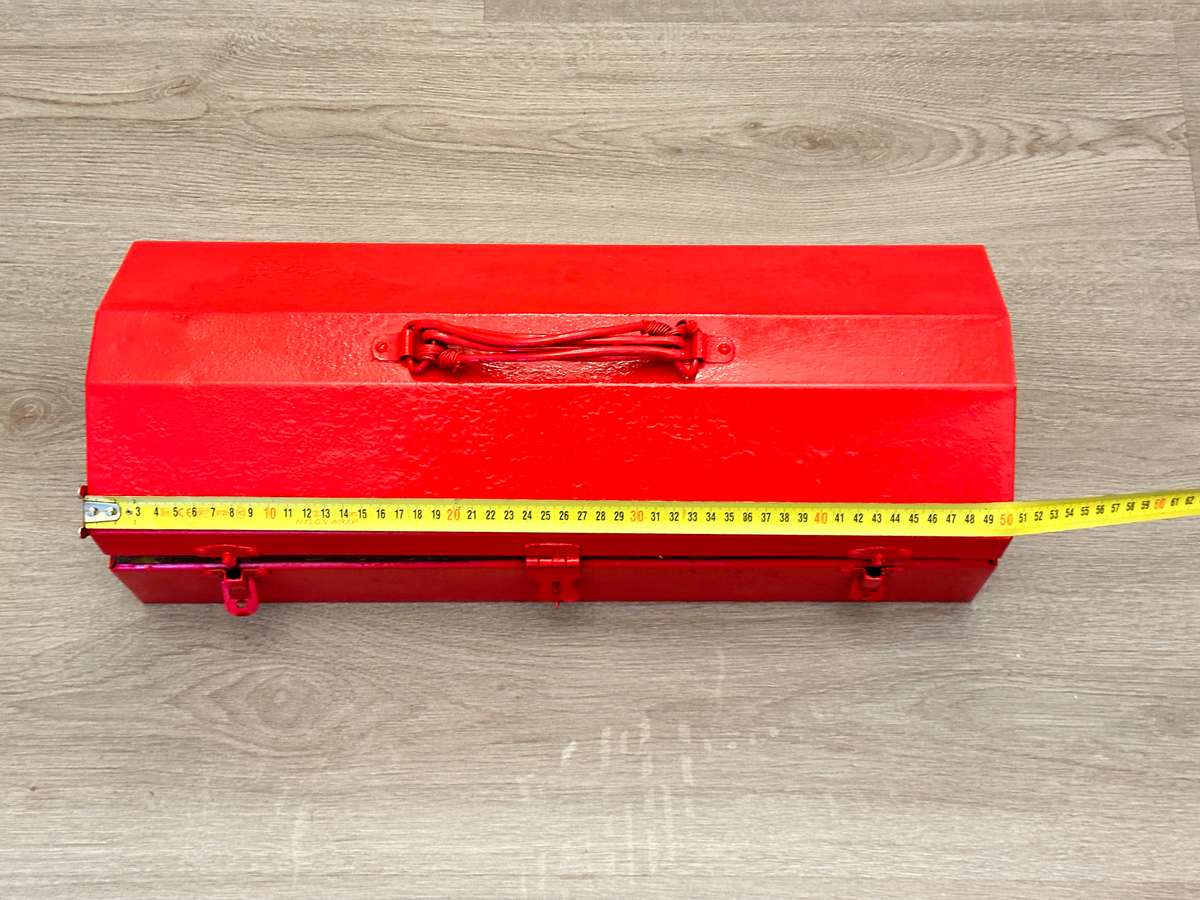 RARE FIND Large Vintage Metal Tool Box