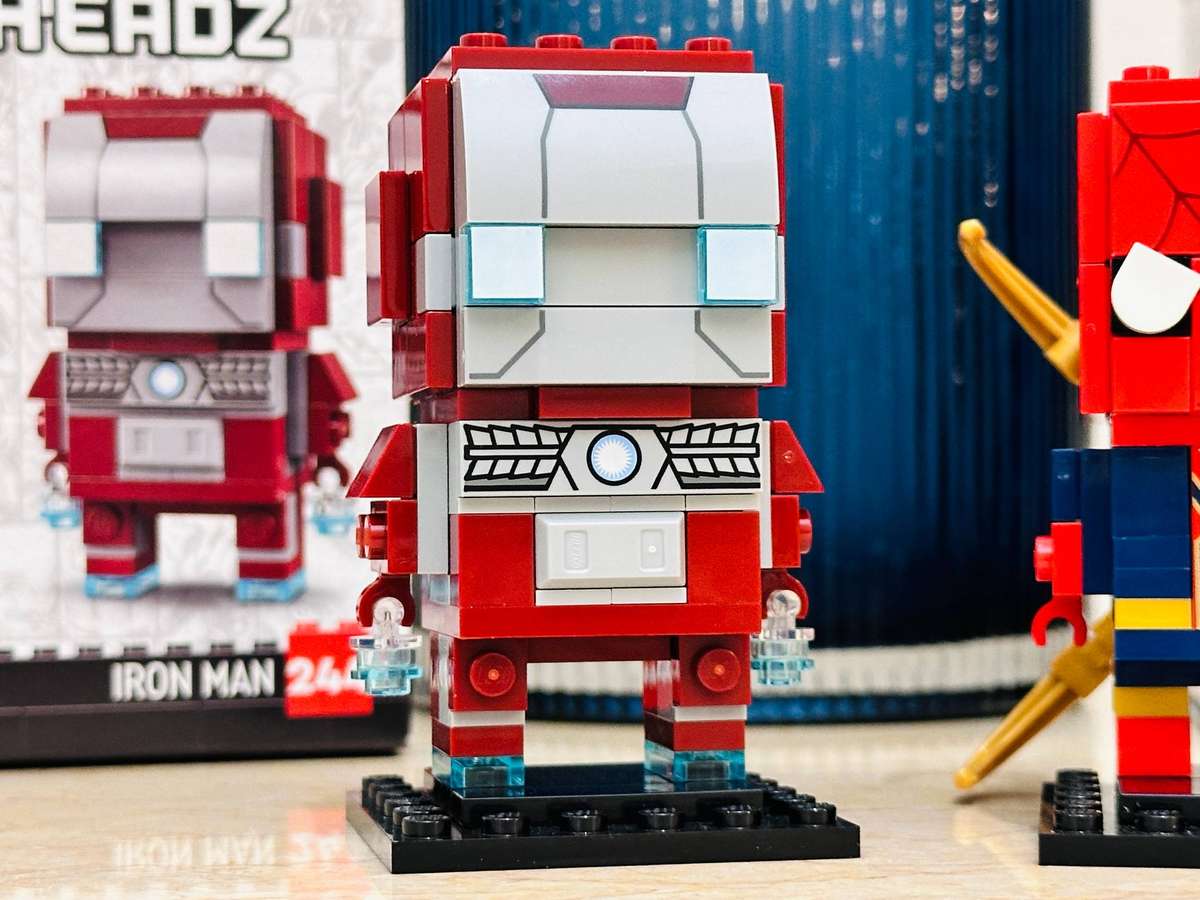 Lego Retired Iconic Iron Spiderman and Iron man Collectable sets with Original boxes