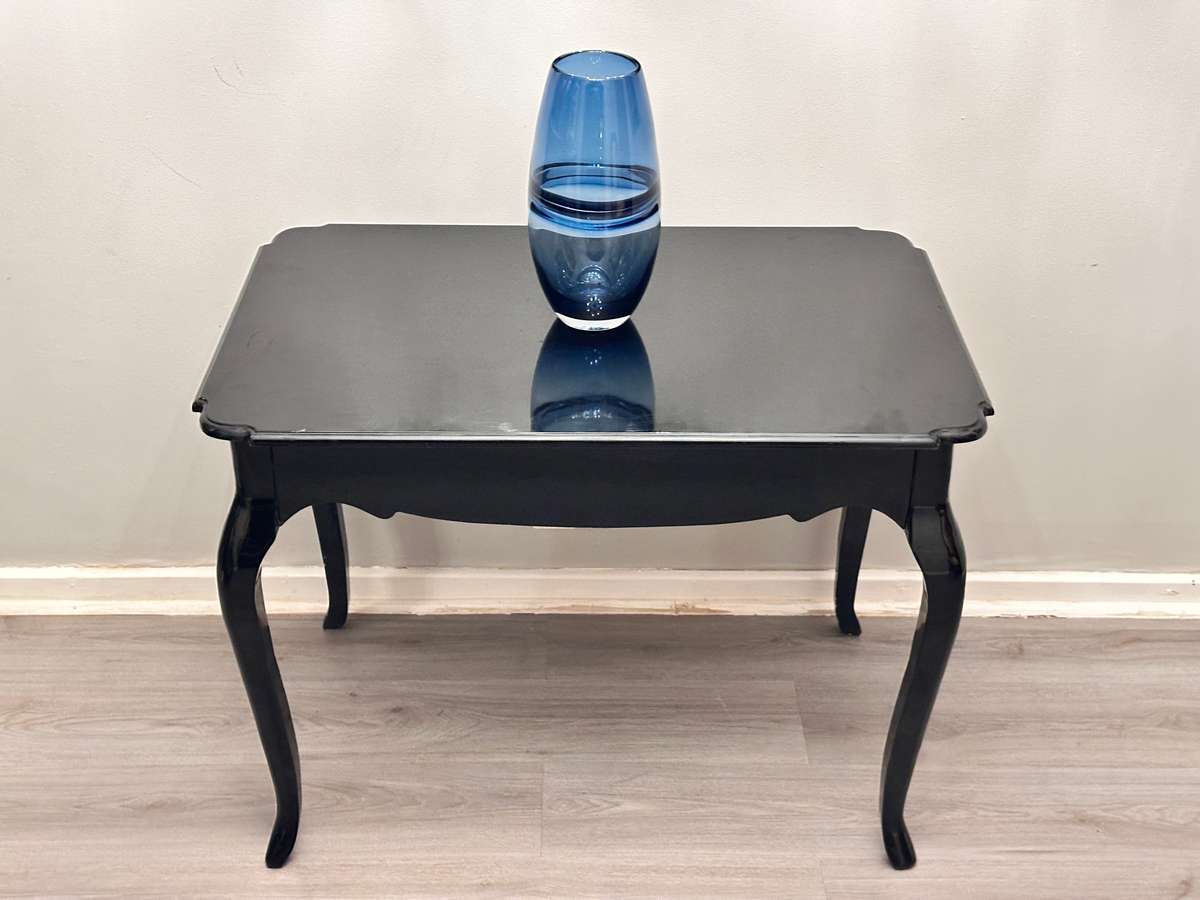 Exquisite Designer Piano Black Statement Table
