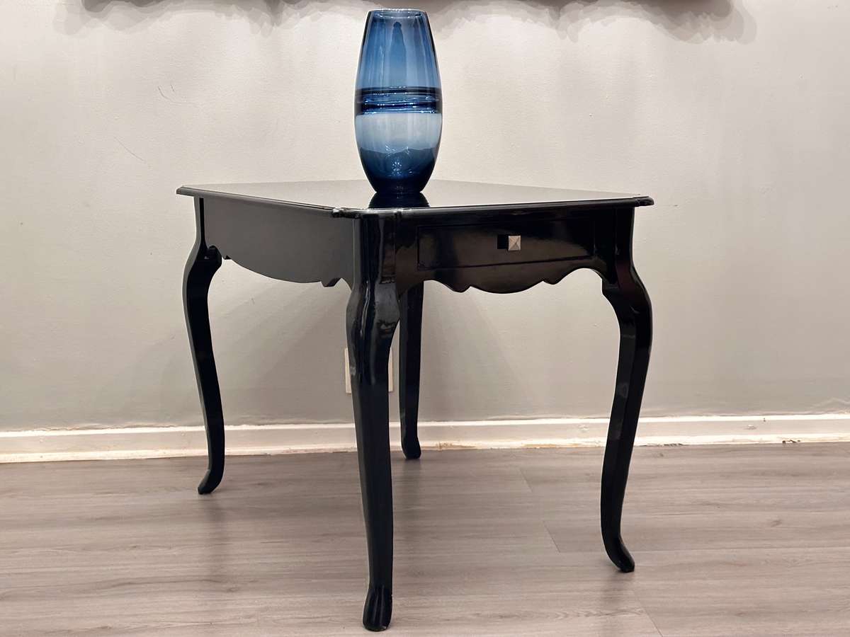 Exquisite Designer Piano Black Statement Table