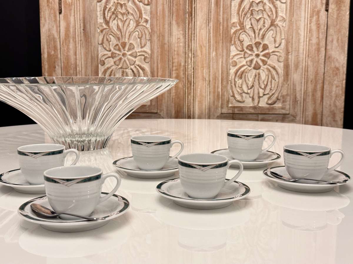 Elegant NORITAKE Espresso Cup Set of 6