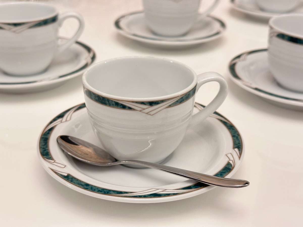 Elegant NORITAKE Espresso Cup Set of 6
