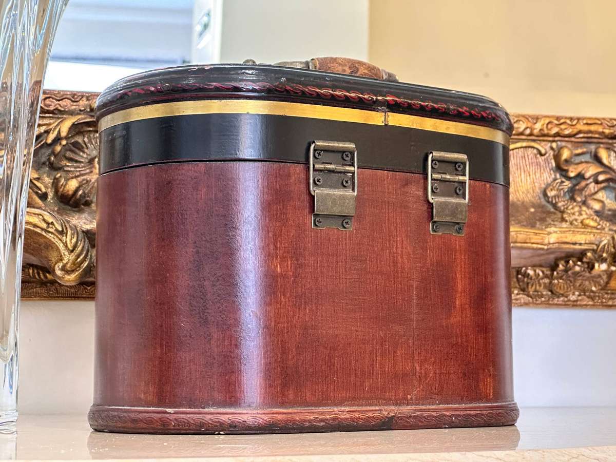 Exquisite Vintage Chateau Laurent Wooden Statement Piece