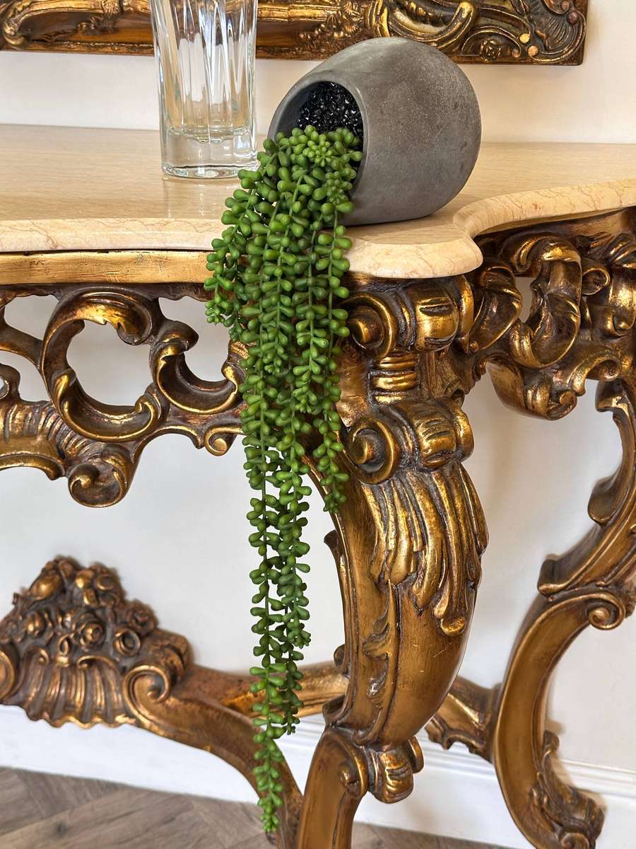 Designer Large Statement Hanging Pearl plant