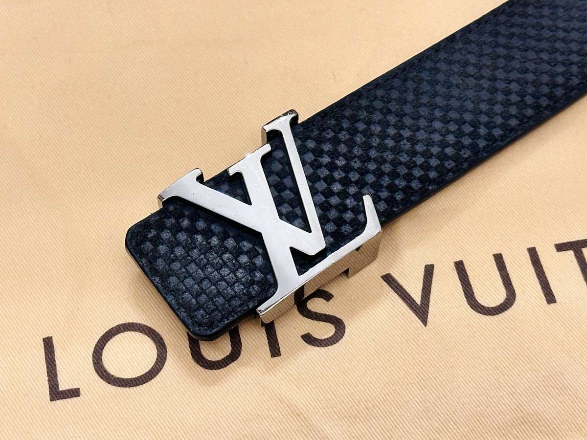 Louis Vuitton Iconic Damier Signature Collection Leather Belt