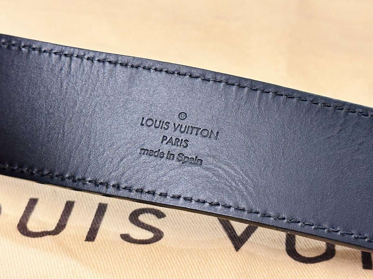 Louis Vuitton Iconic Damier Signature Collection Leather Belt