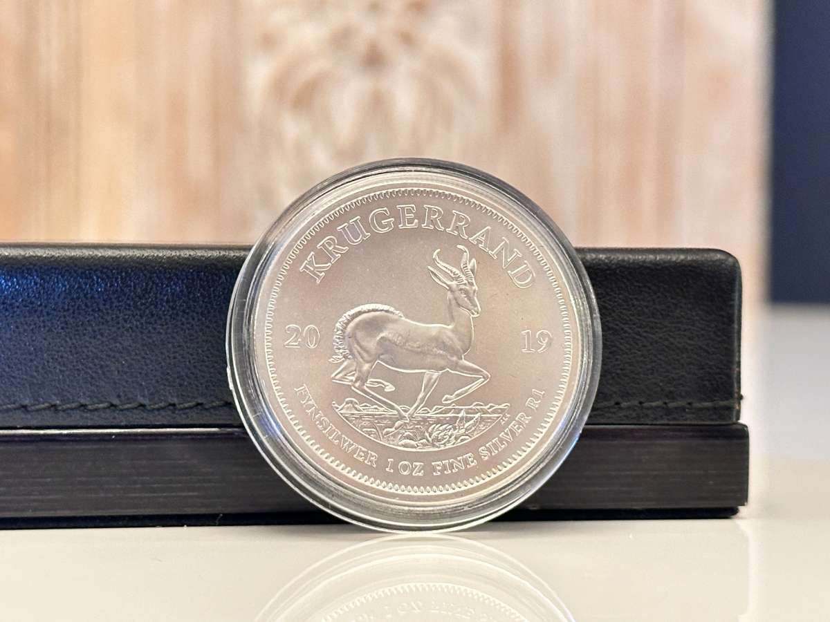 1x 2019 Silver KRUGERRAND in Capsule
