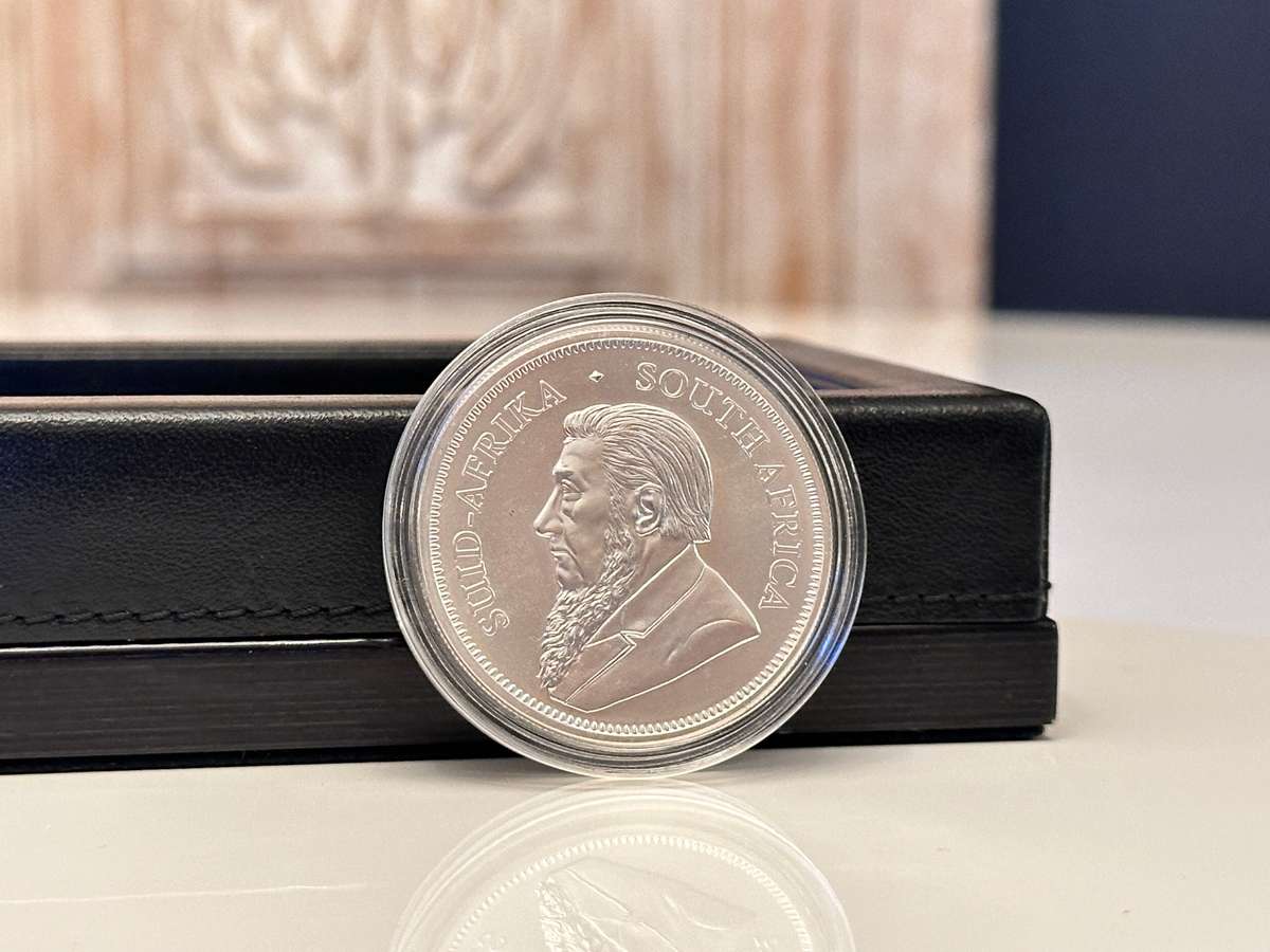 1x 2019 Silver KRUGERRAND in Capsule