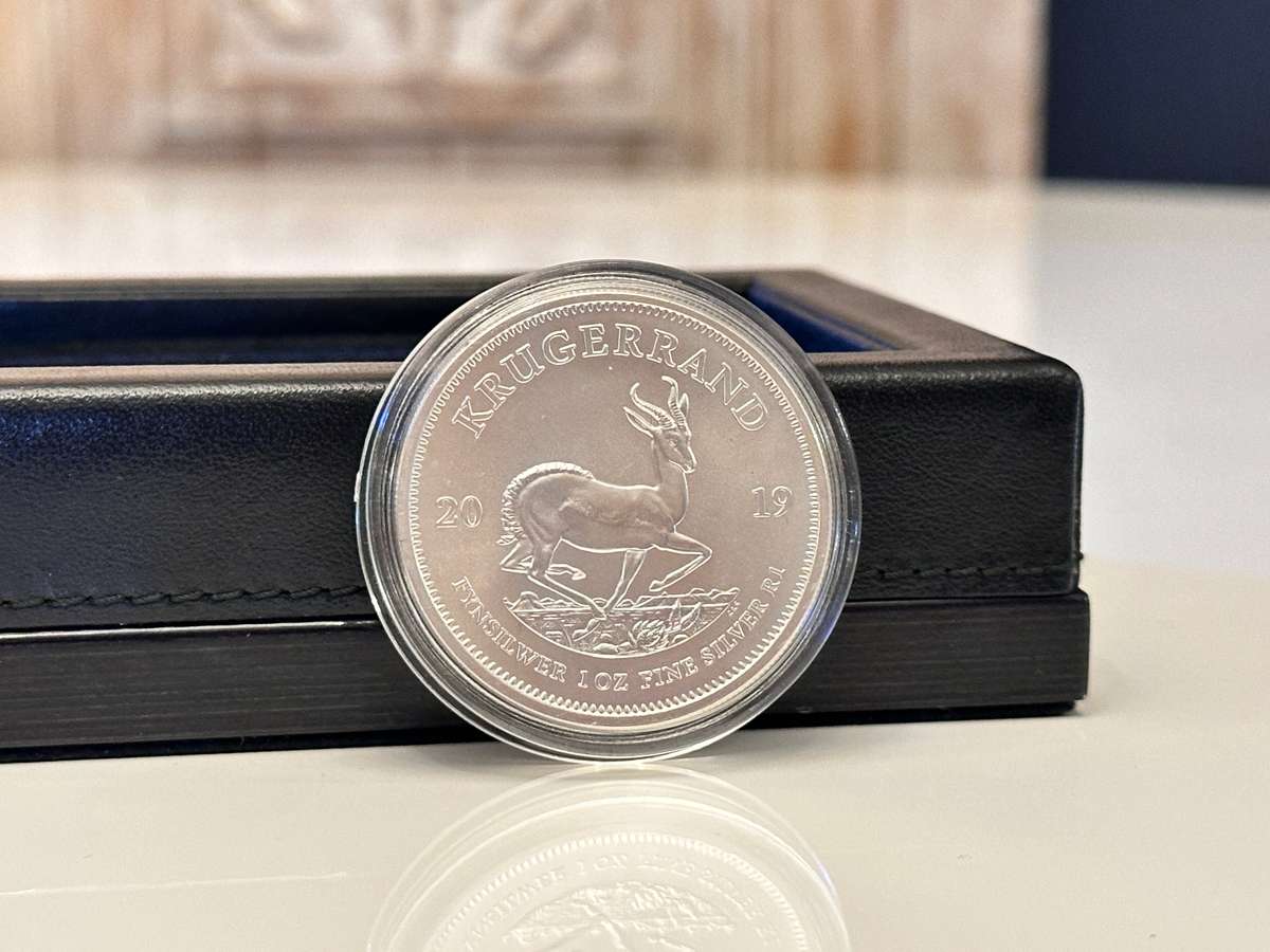 1x 2019 Silver KRUGERRAND in Capsule
