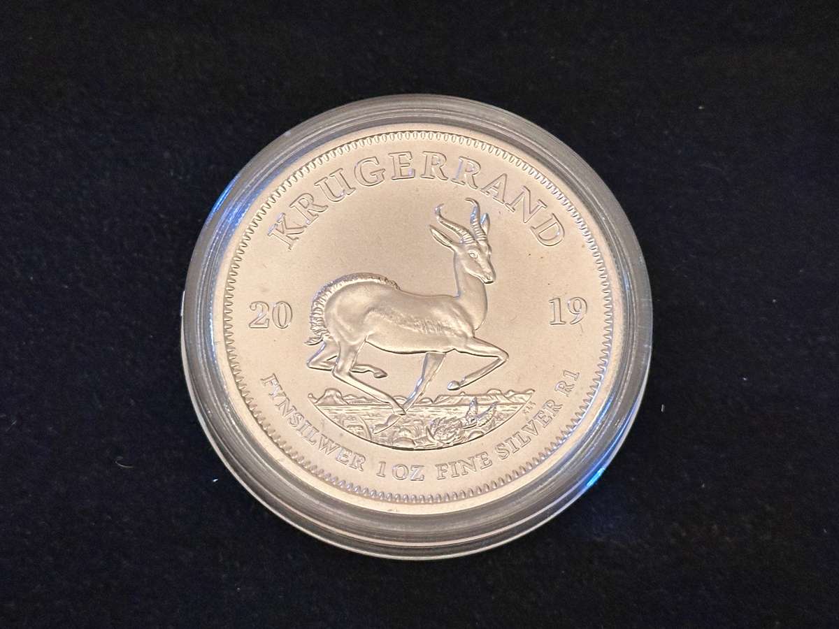 1x 2019 Silver KRUGERRAND in Capsule