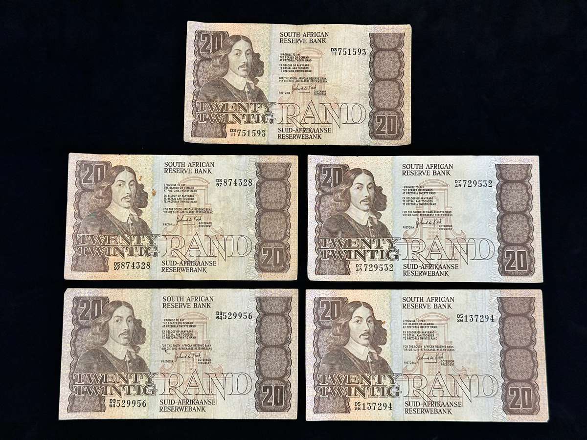 LOT Of RSA R20 Notes