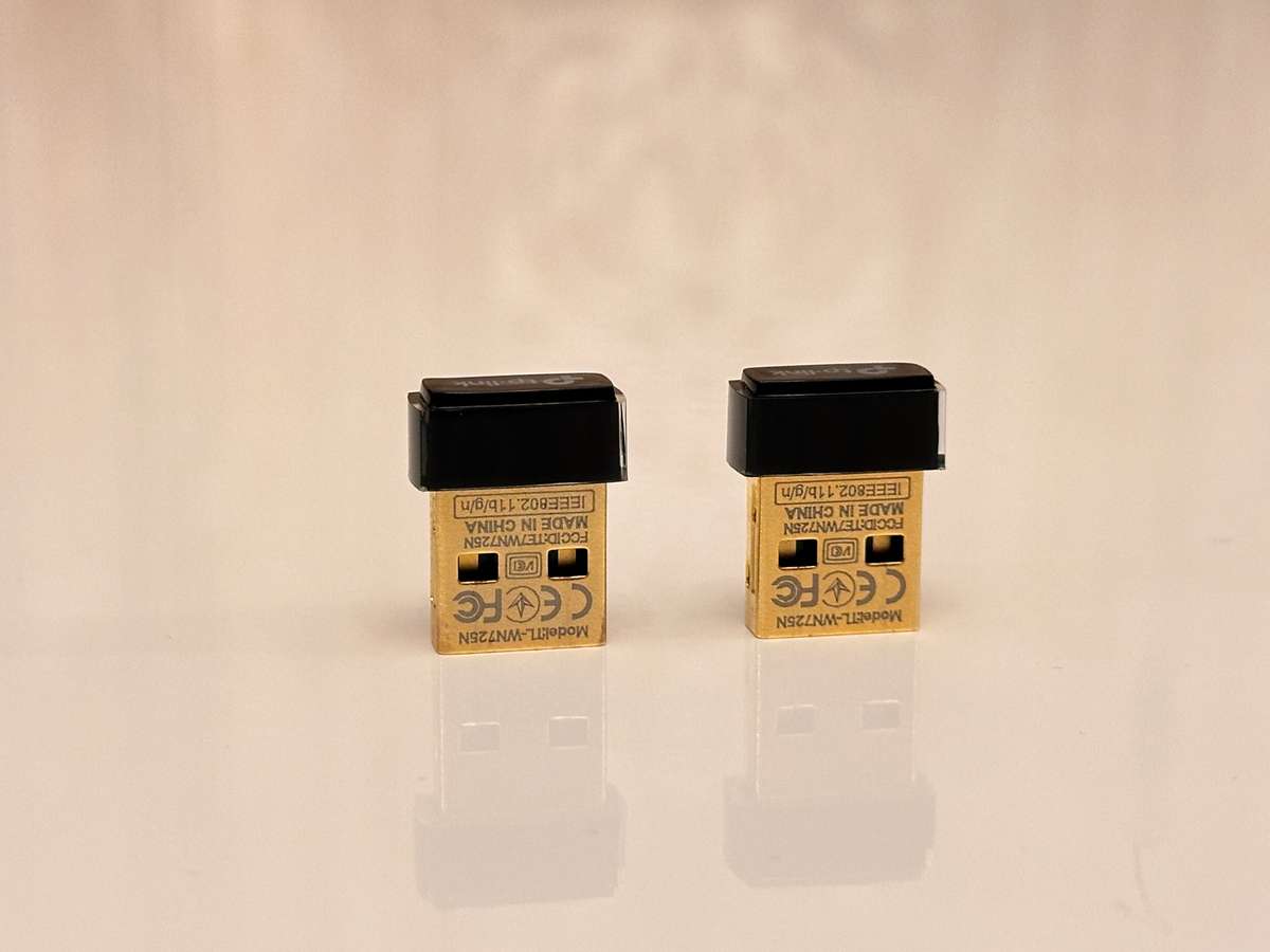 2x TP-LINK 150Mbps Wireless Nano USB Adapters