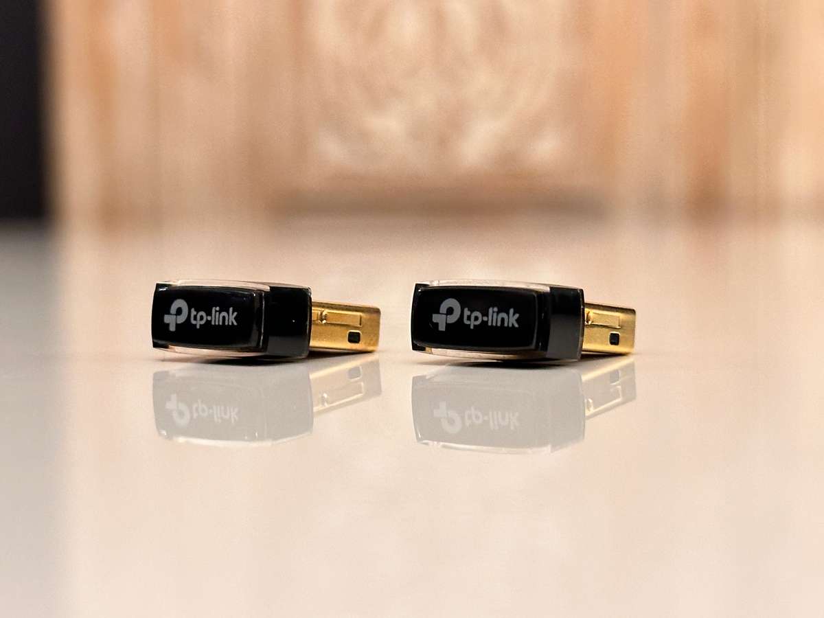 2x TP-LINK 150Mbps Wireless Nano USB Adapters