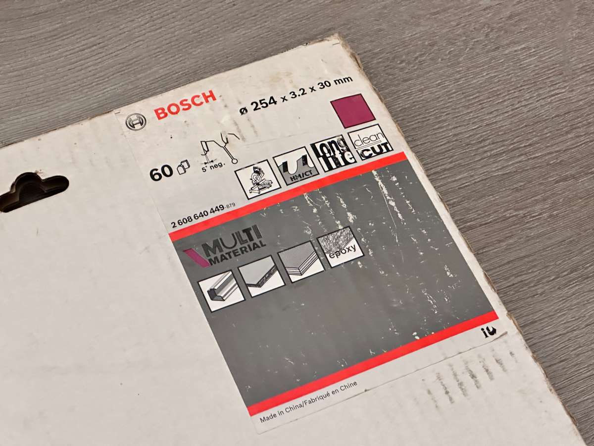 BOSCH Saw Blade 254X30mm Top Precision for Multi-Material