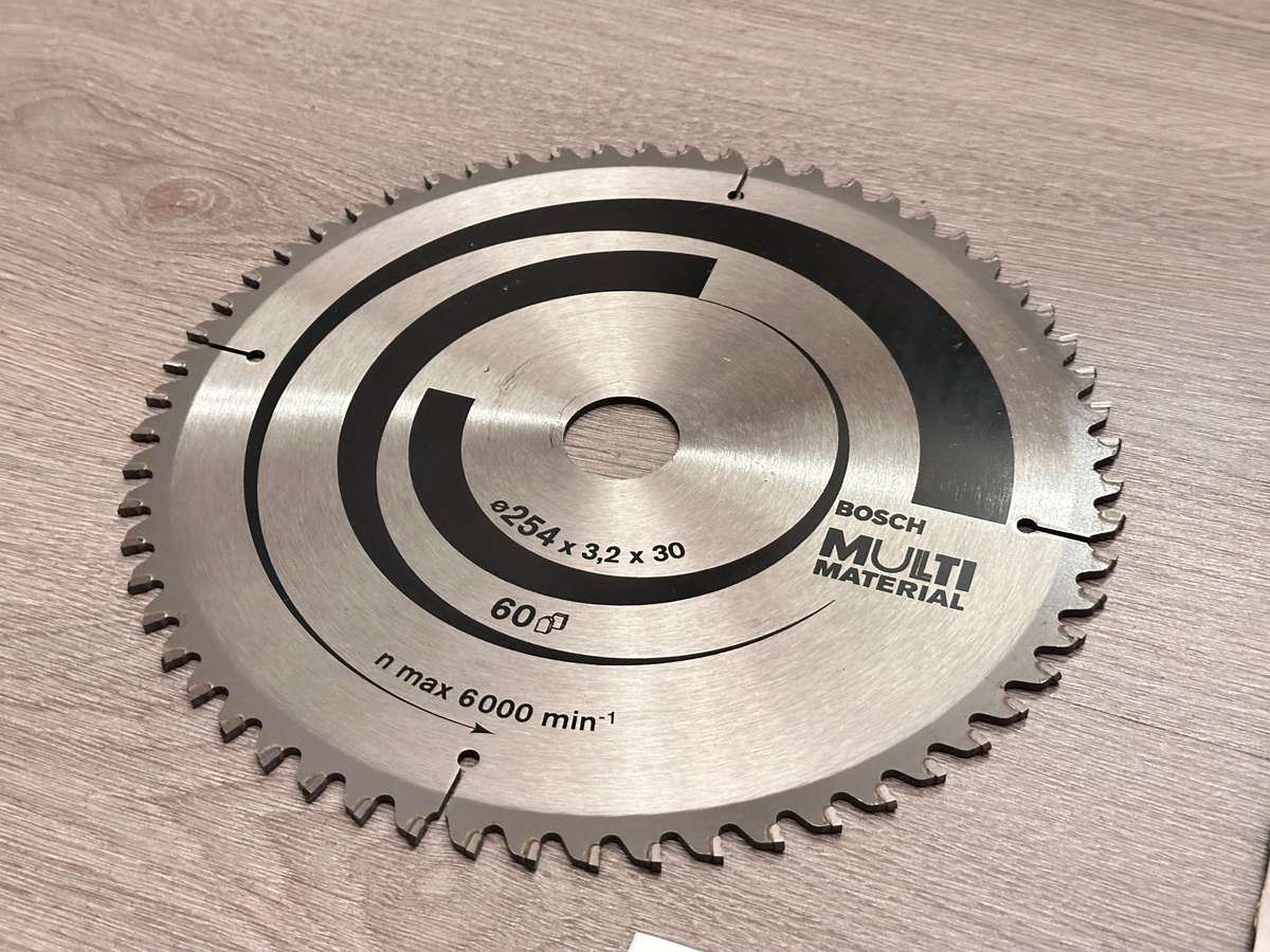 BOSCH Saw Blade 254X30mm Top Precision for Multi-Material