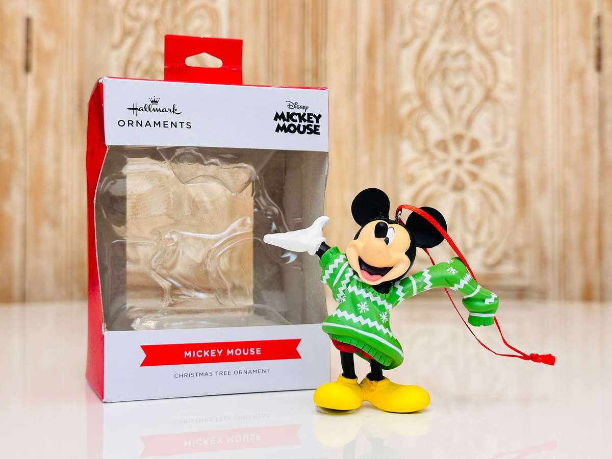 Disney Exclusive Collectable Mickey Mouse Ornament in Original Box