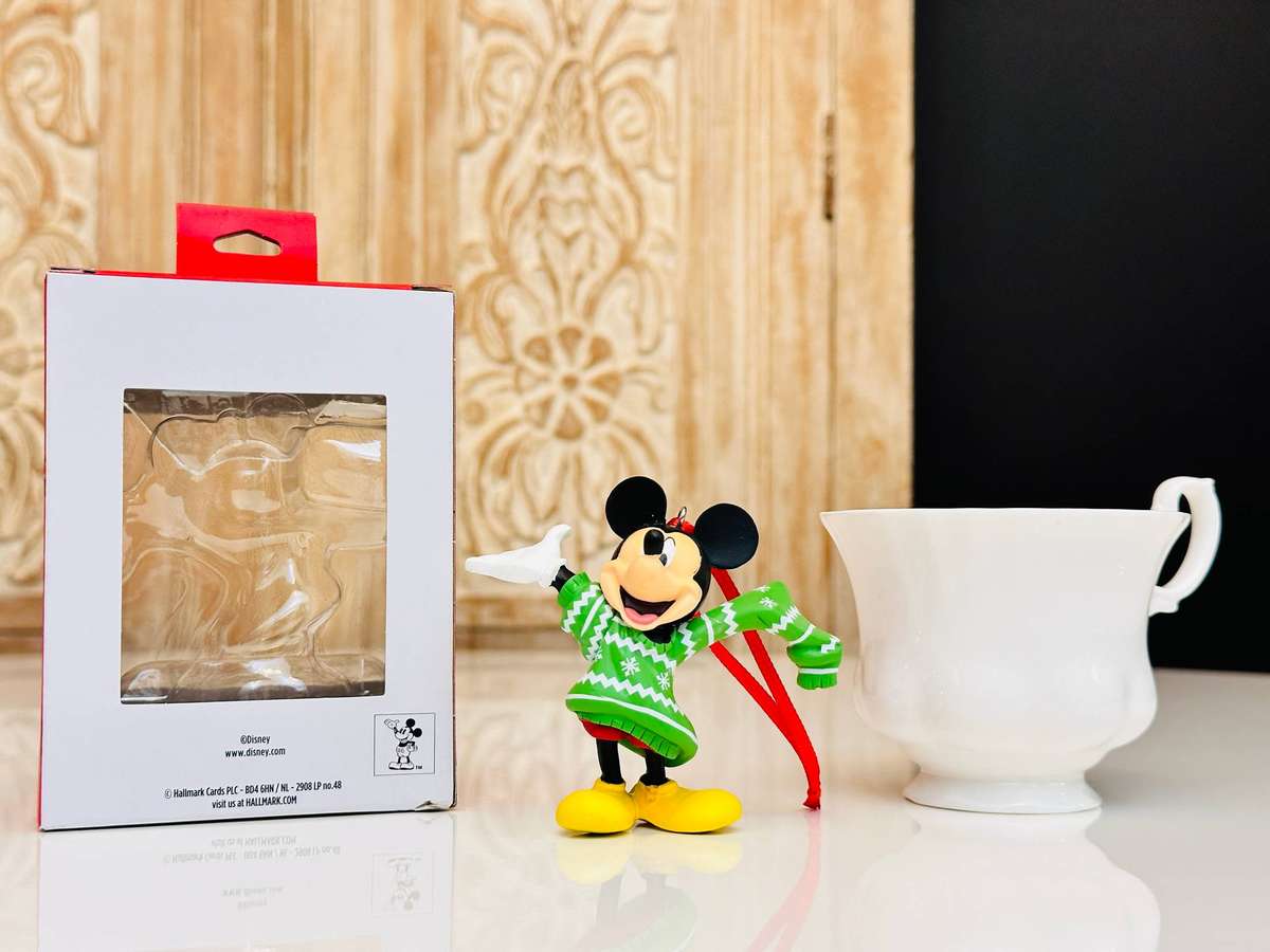 Disney Exclusive Collectable Mickey Mouse Ornament in Original Box