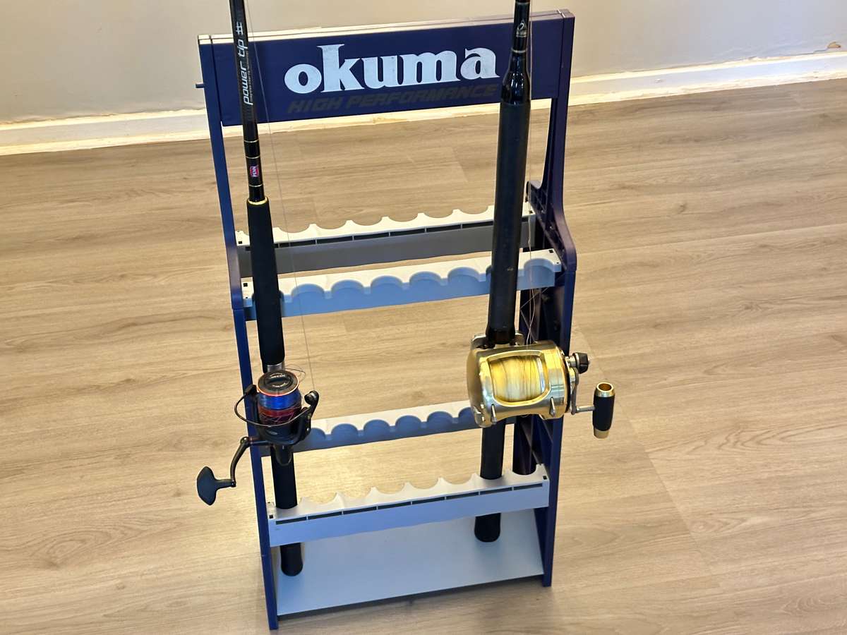 Exclusive OKUMA FISHING Rod Stand