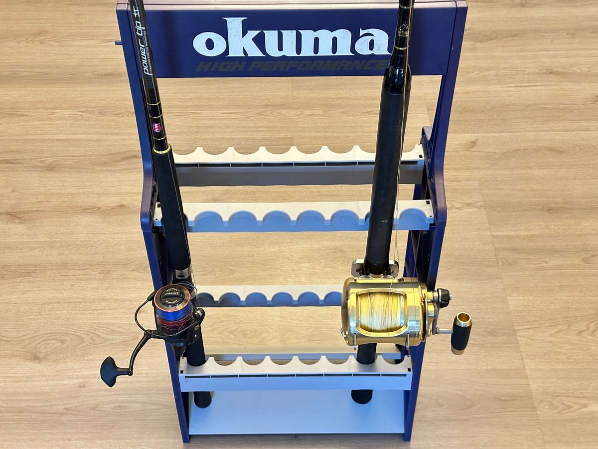 Exclusive OKUMA FISHING Rod Stand