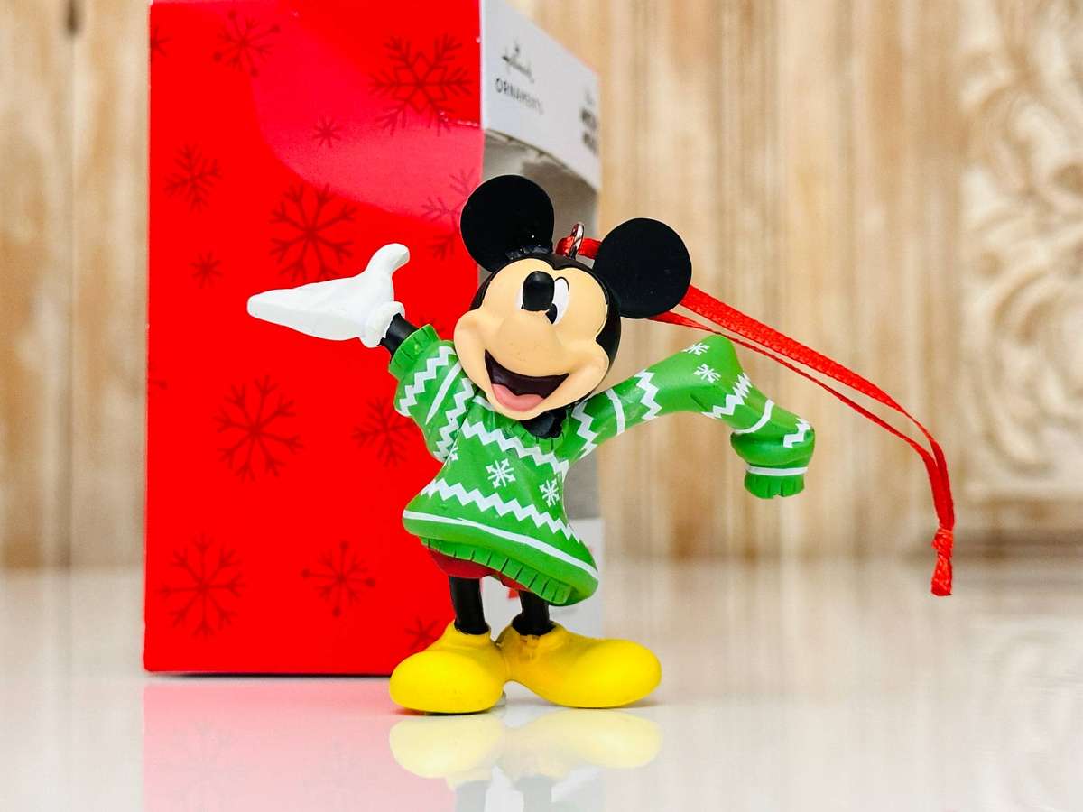 Disney Exclusive Collectable Mickey Mouse Ornament in Original Box