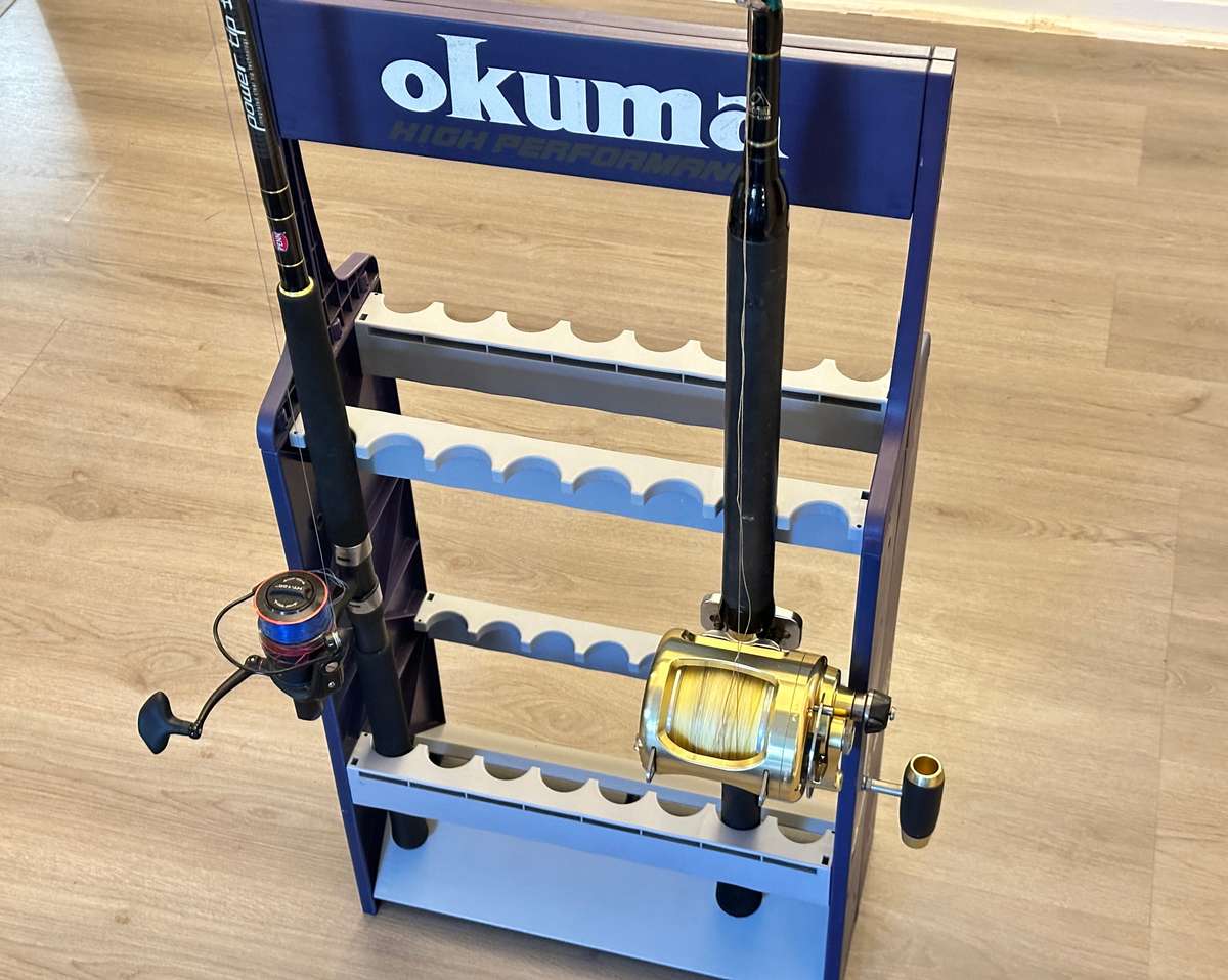 Exclusive OKUMA FISHING Rod Stand