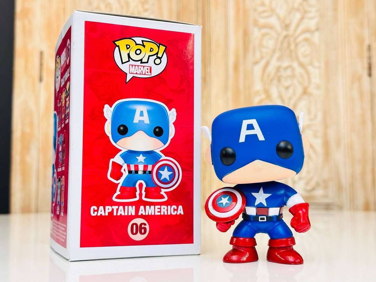 Funko Captain America Retired Vinyl Collectable with Original Box