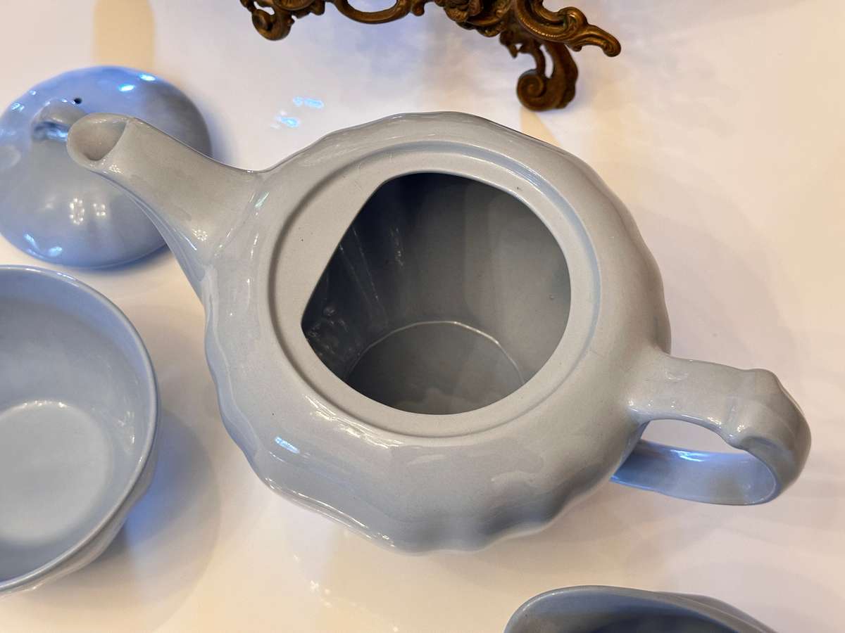 Elegant 1940 J&G Meakin Glamour Celeste Tea Serving Set