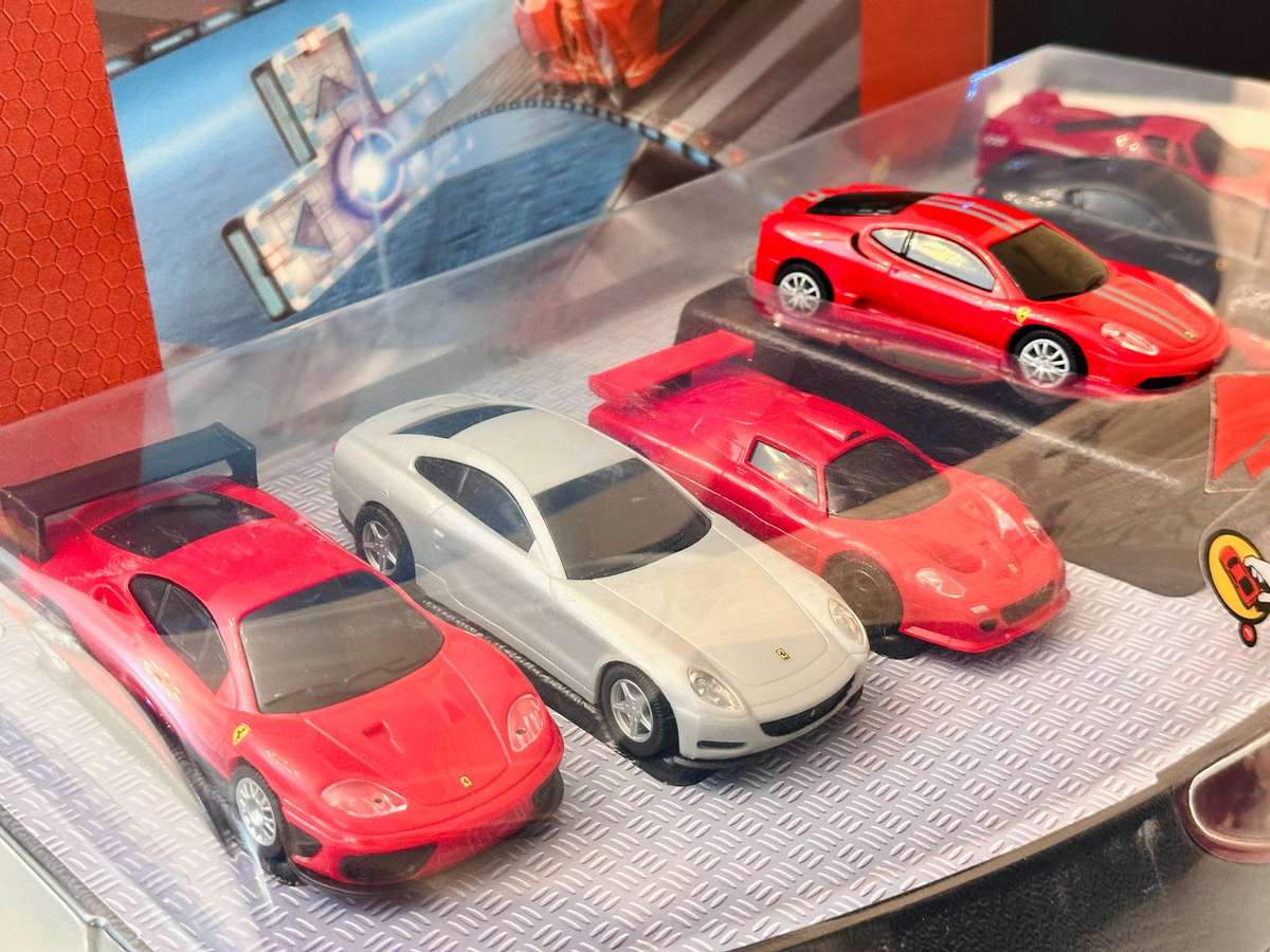 Ferrari Official Limited Collectors Complete Set of Model Cars in Display Case