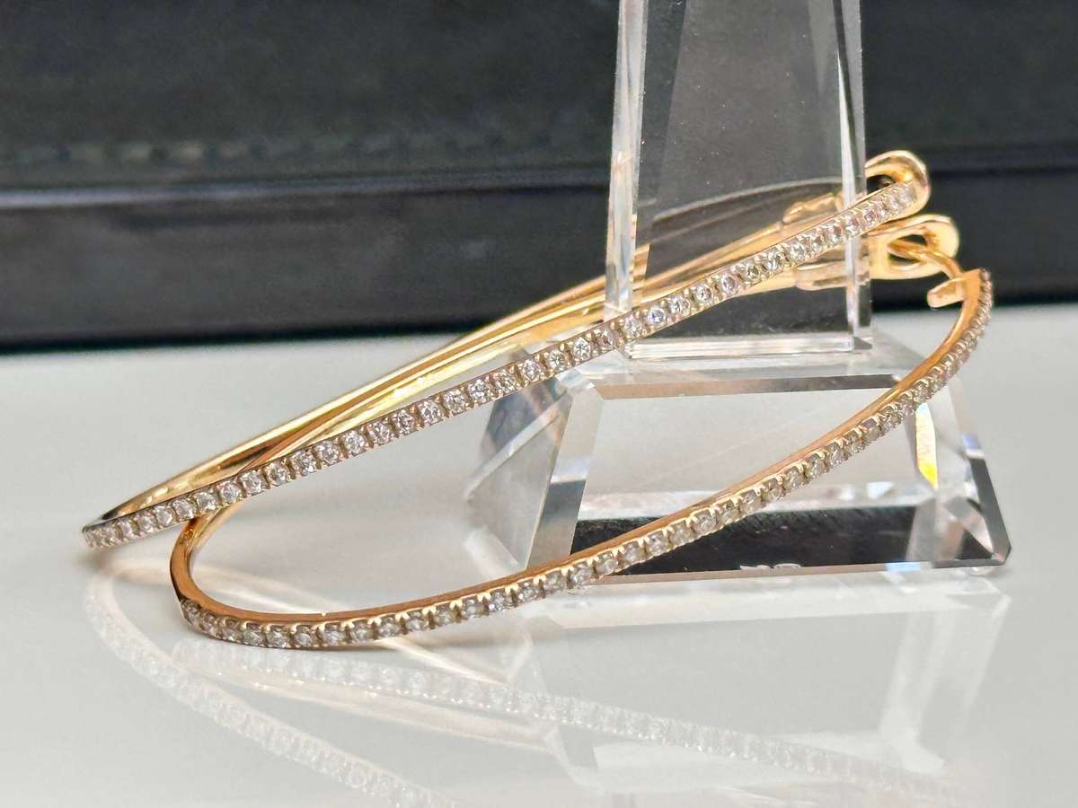 18ct Gold & Diamond Statement Earrings