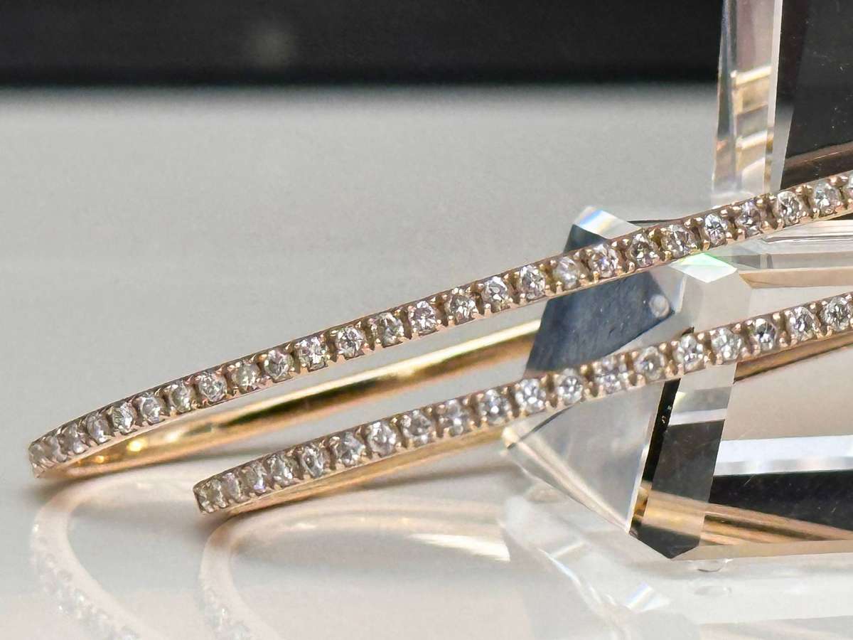 18ct Gold & Diamond Statement Earrings