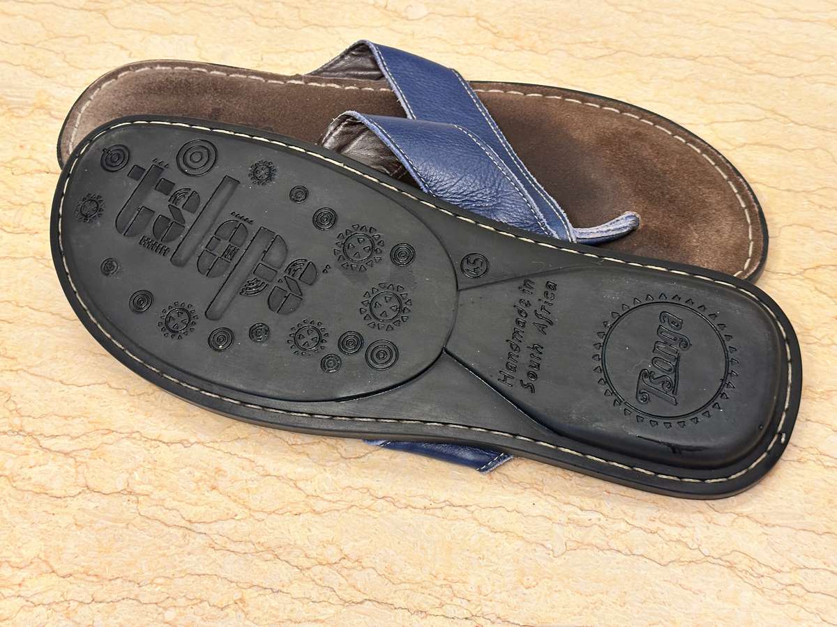 TSONGA Mens Leather Sandals