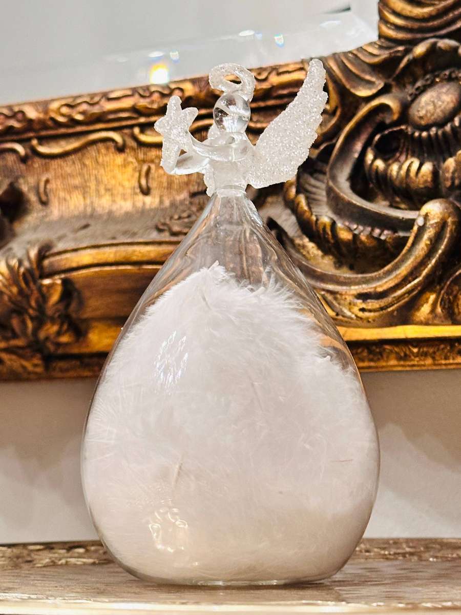 Exquisite Hand Blown Glass Statement Angel