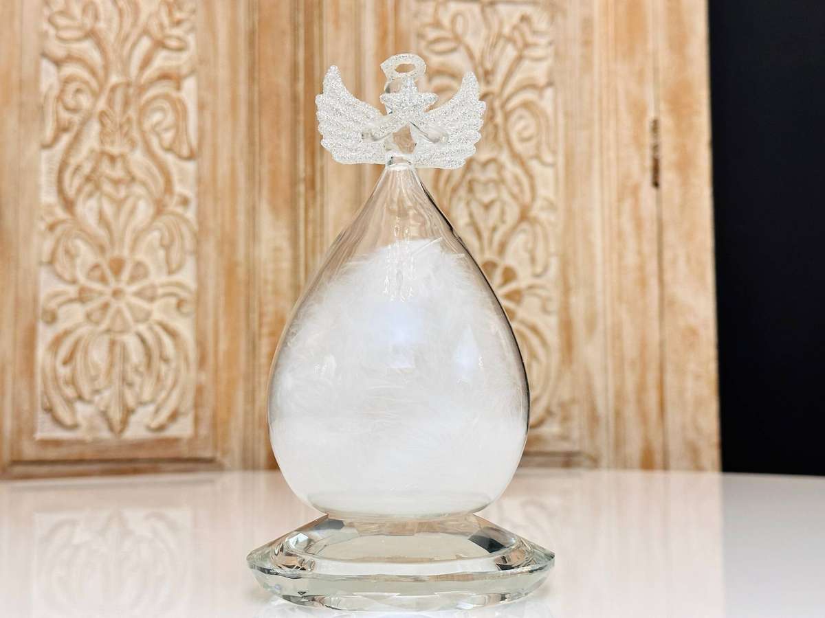 Exquisite Hand Blown Glass Statement Angel