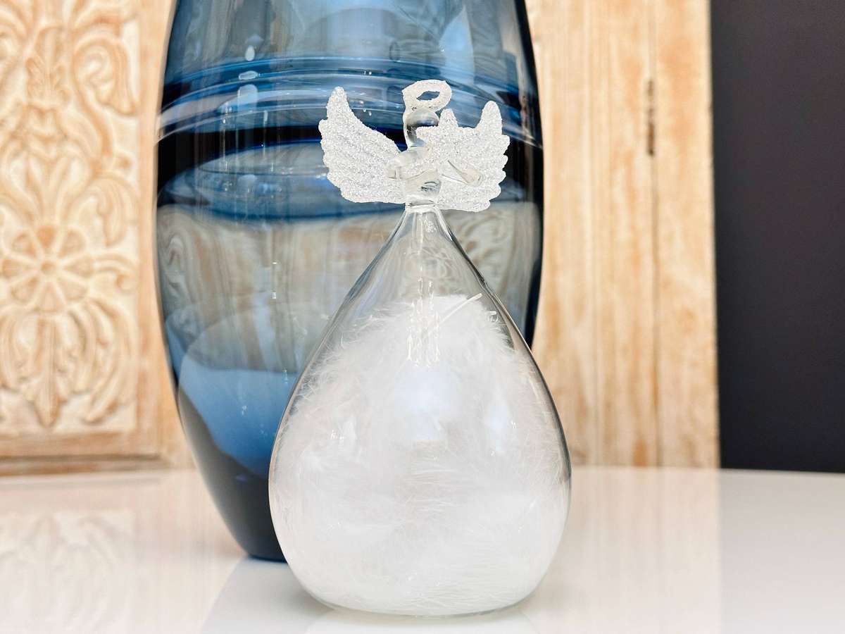 Exquisite Hand Blown Glass Statement Angel